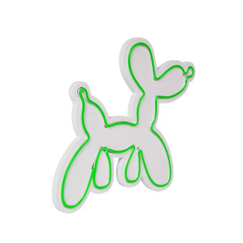 Wallity Ukrasna plastična LED rasvjeta, Balloon Dog - Green slika 12