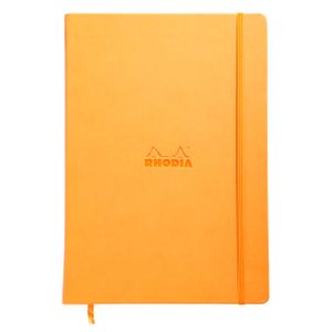 Clairefontaine dnevnik Rhodia webnotebook A4 90gr 192L, narančasti, diktando