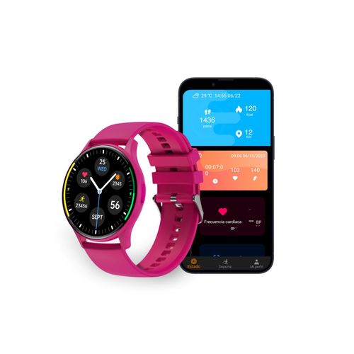 KSIX BXSW16F CORE AMOLED Pametni sat, FUCSIA slika 5