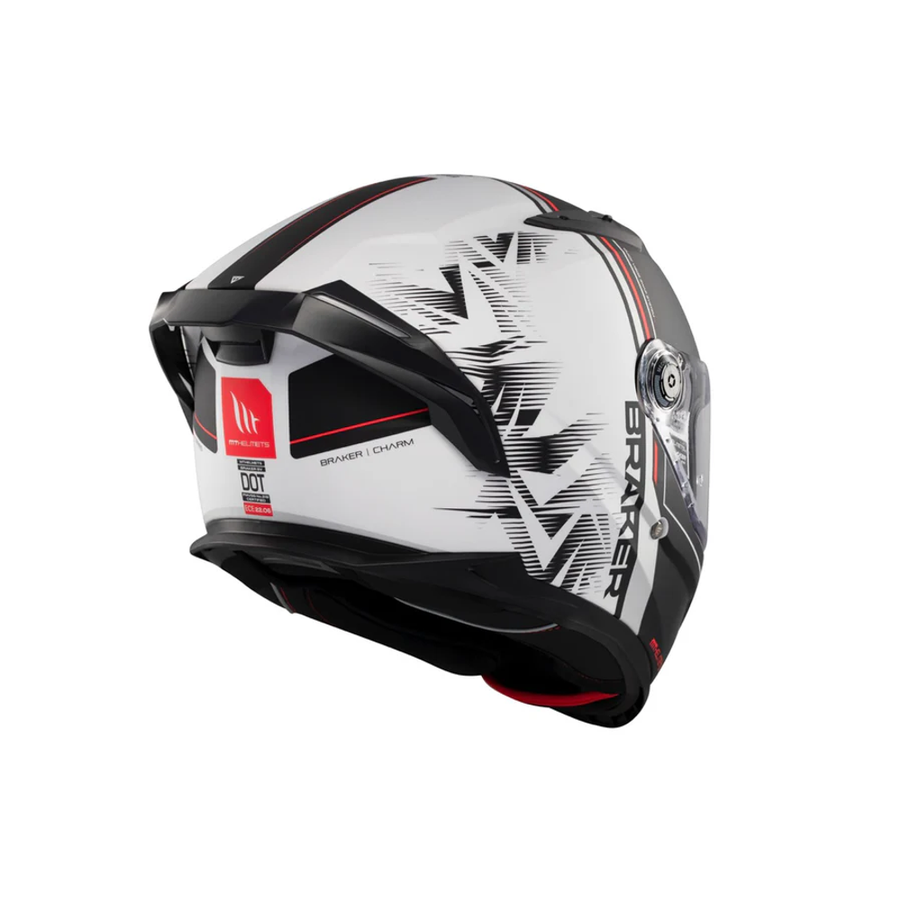 MT Helmets vizir za moto kacigu Breaker SV Charm A1 MATT slika 2