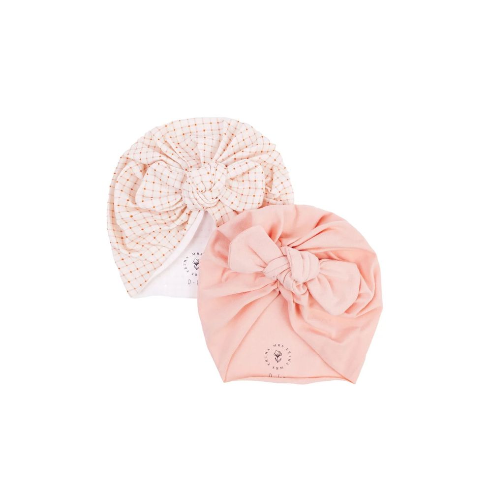 Mrs Ertha Turban za bebe Twiny, 2kom - Lovely Roots slika 1