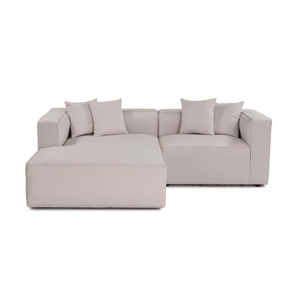 Mora XL Kutna Sofa Desna (L1-CHLRight) - Ecru slika 2