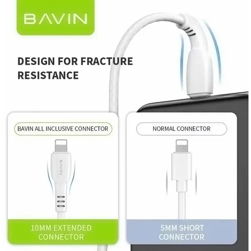 BAVIN kabl Usb A/Lightning 1,0m slika 2