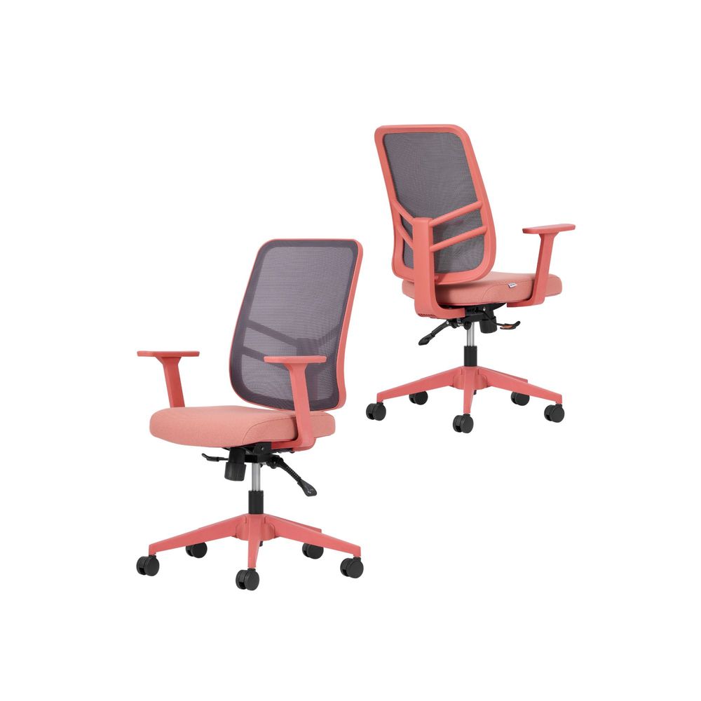 Set kancelarijskih stolica Leto 108 - boja / nijanse lososa (2 komada) slika 2