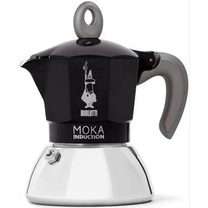 Bialetti indukciona moka pot crna za 2 šolje