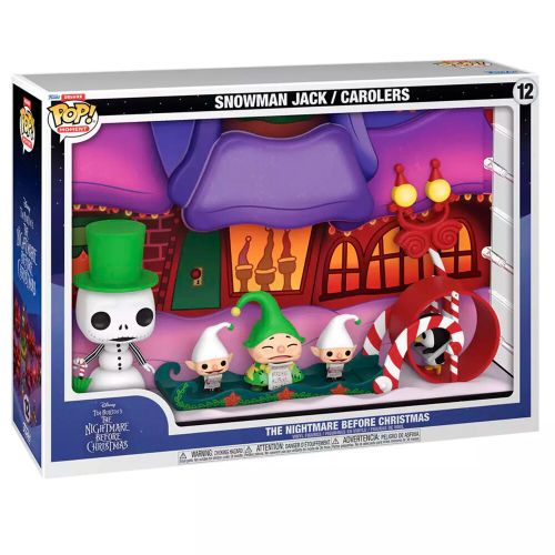 POP figure Moments Deluxe Disney Nightmare Before Christmas Snowman Jack Carolers slika 1