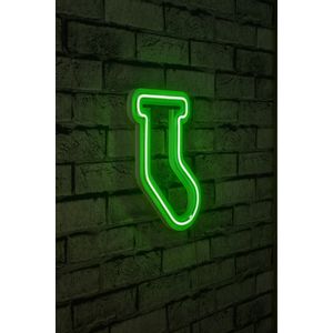 Wallity Ukrasna plastična LED rasvjeta, Socks - Green