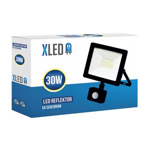 XLED 30W LED reflektor sa PIR senzorom,6500K,2400Lm,AC220-240V