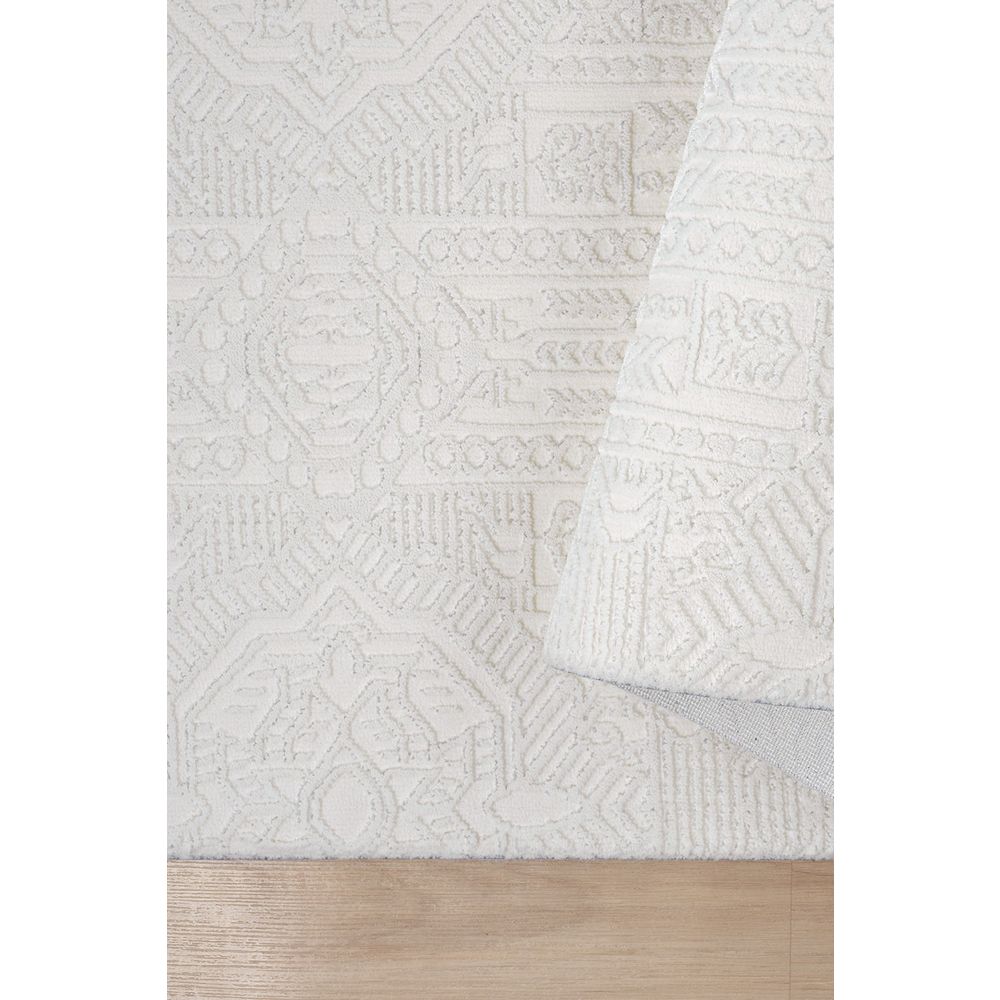 Elex 5203 Bijeli Tepih za Hol (120 x 450 cm) slika 4