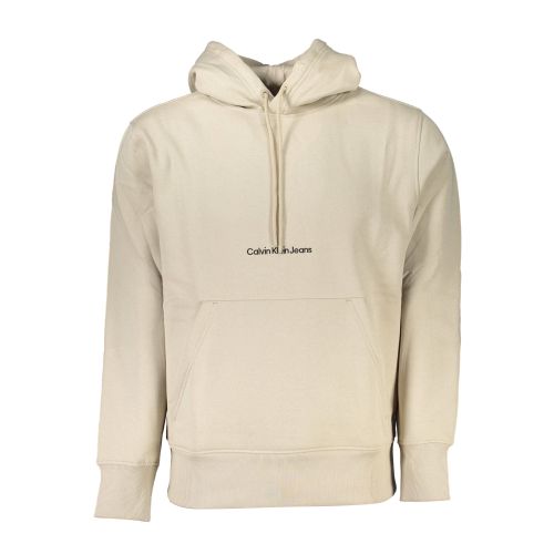 CALVIN KLEIN MEN'S BEIGE ZIPLESS SWEATSHIRT slika 1