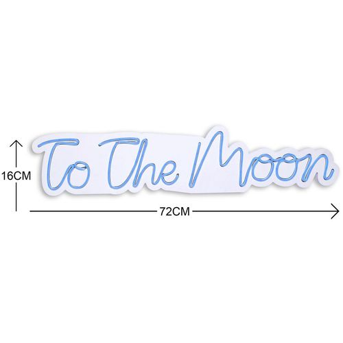 To the Moon - Blue Blue Decorative Plastic Led Lighting slika 6