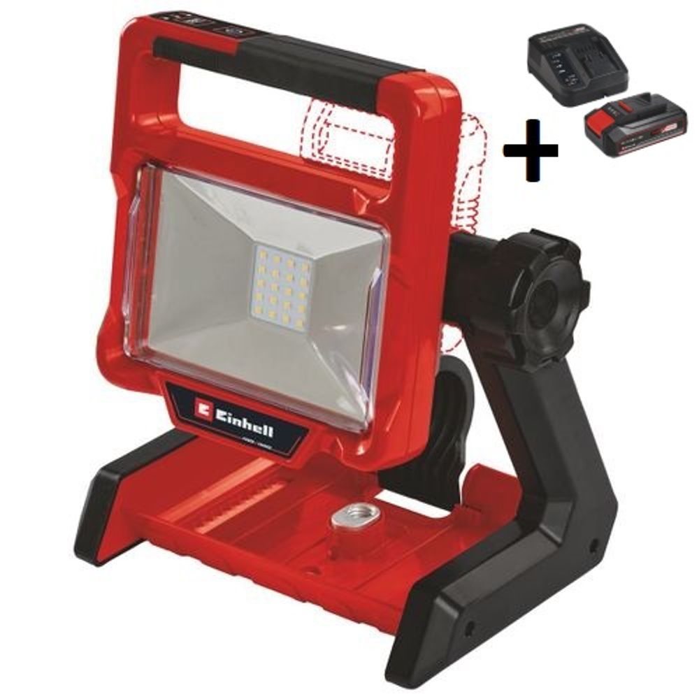 Einhell Akumulatorski led reflektor TE-CL 18/2000 Li AC-Solo + Baterija 2.5 Ah i punjač slika 1