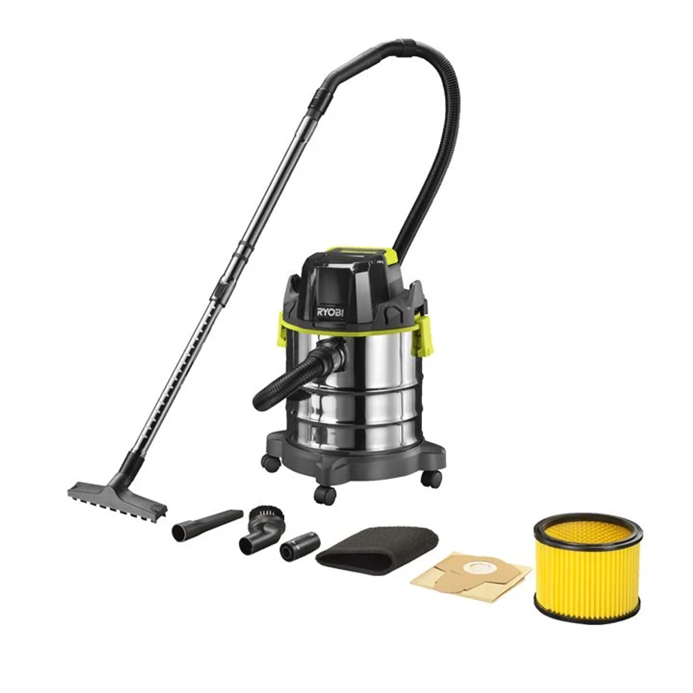 Ryobi 18V ONE+ Akumulatorski usisivač za mokro i suho usisavanje, R18WDV-0 slika 2