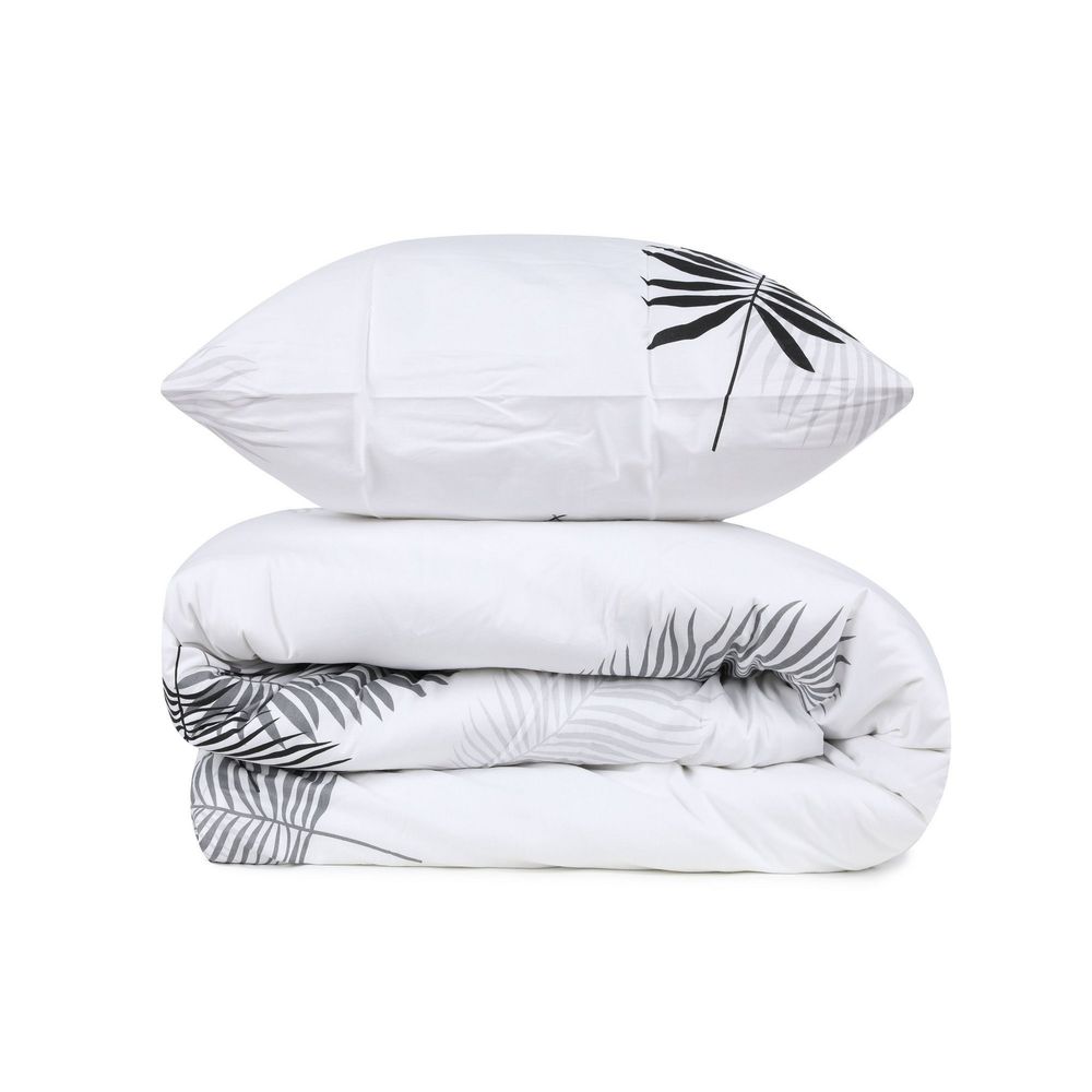 Ranforce King Posteljina Set (FR) Plume - Siva i Bijela slika 2
