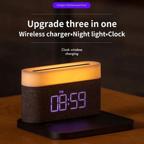 MOYE AURORA LAMP WITH CLOCK AND WIRELESS CHARGER slika 5