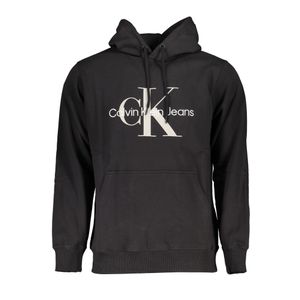 CALVIN KLEIN MEN'S BLACK ZIPLESS SWEATSHIRT