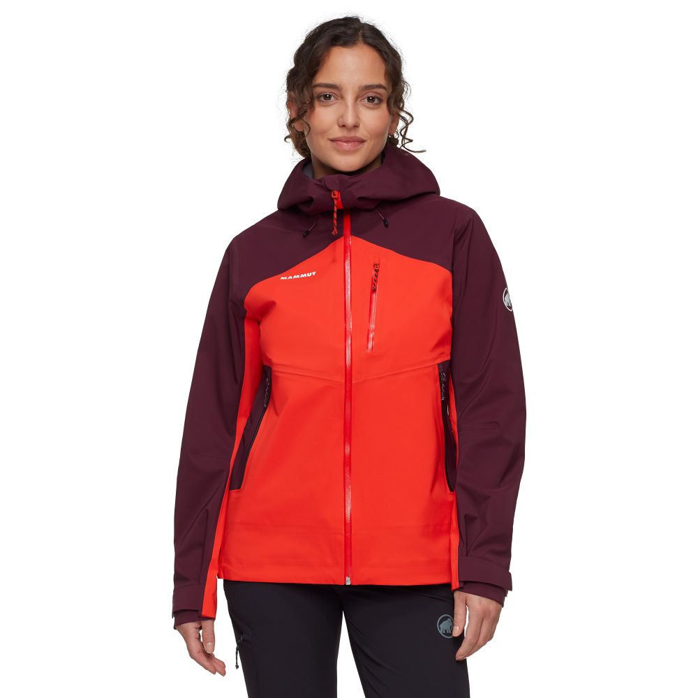MAMMUT Ženska jakna Alto Guide HS Hooded Mammut Red/Vin slika 3