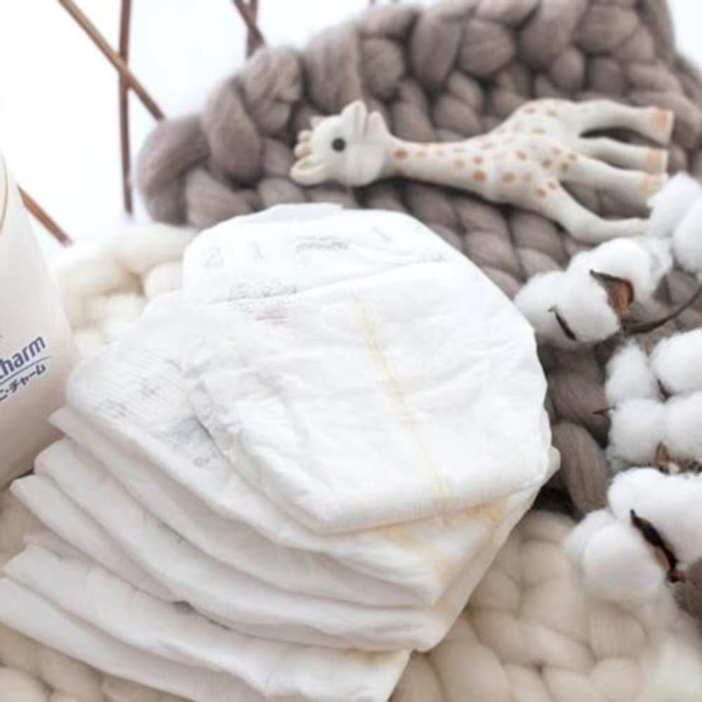 Moony Natural Pelene od organskog pamuka Low Irritation Newborn (3-5kg) 62kom slika 3