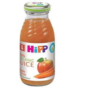 Hipp sok jabuka i šargarepa 200ml 4M+
