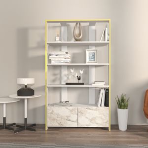 Elena - White White Bookshelf