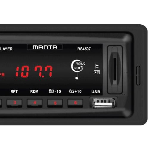 MANTA auto radio RS4507, BlueTooth, MP3, SD, USB, 4x10W, ISO, Handsfree slika 2