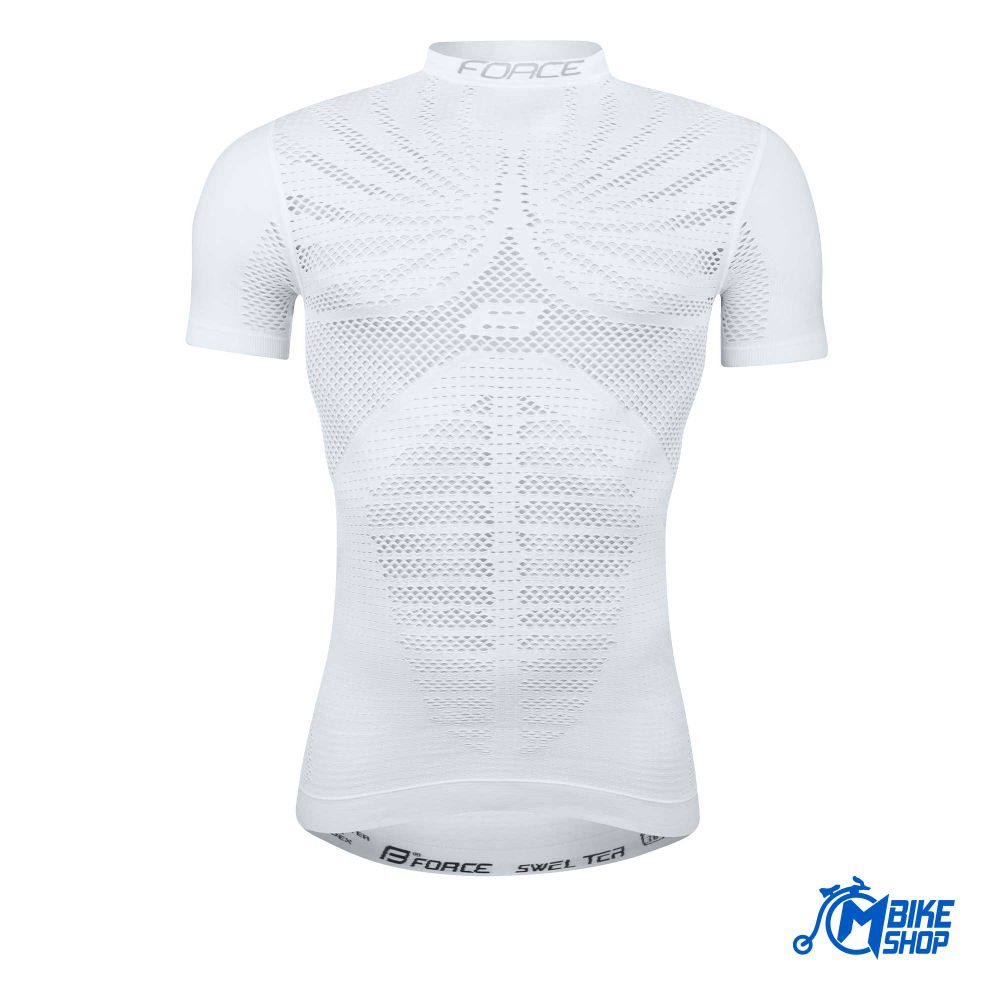 Force Majica za biciklizam Swelter White slika 1