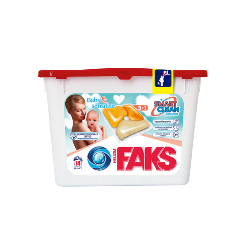 Faks Baby&Sensitive kapsule 3in1 14 komada slika 1