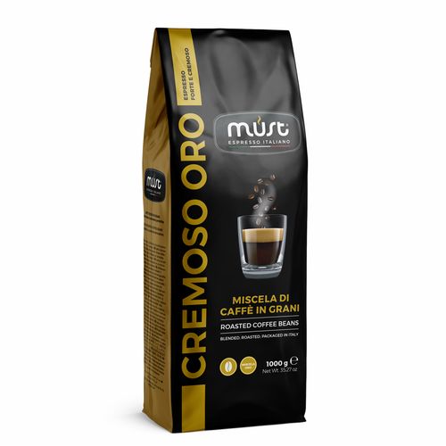 Must Cremoso Oro - kava u zrnu 1000g slika 1