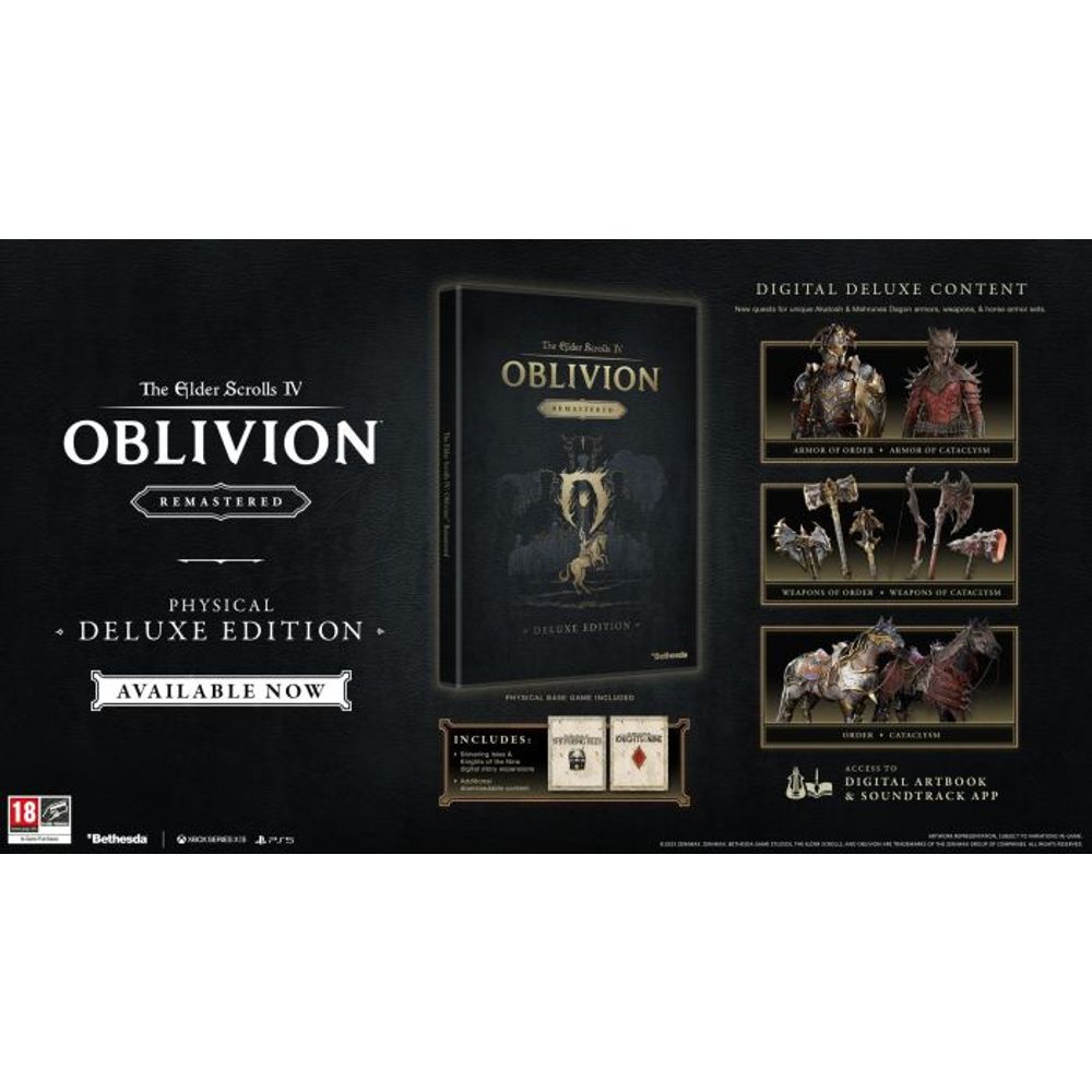 The Elder Scrolls IV: Oblivion Remastered Deluxe Edition PS5 slika 5