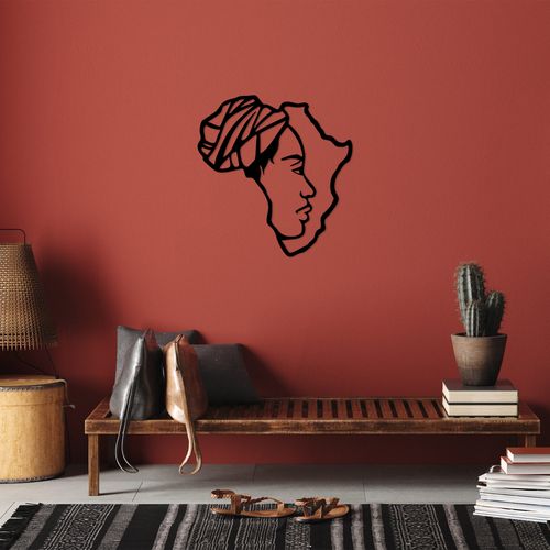 Wallity Metalna zidna dekoracija, African Woman - 446 slika 4