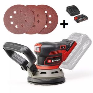 Einhell PXC aku ekscentrična brusilica TP-RS 18/32 Li BL - Solo + Baterija 2.5 Ah i punjač
