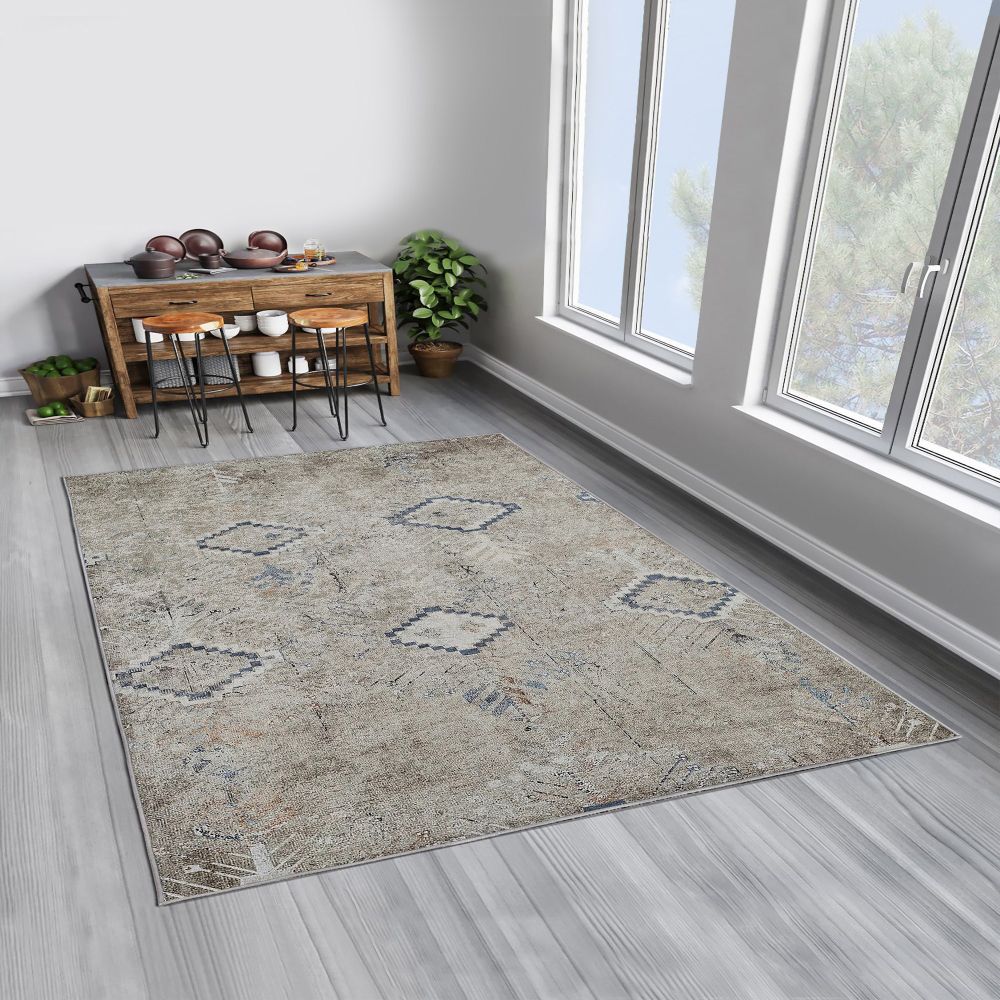 Sivi Tepih Woopamuk033 (100 x 300 cm) slika 1
