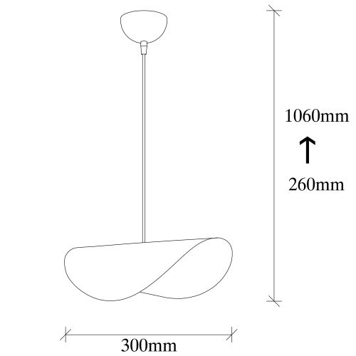 Opviq Vislica SIVANI bijelo- zlatna, metal, 30 x 17 cm, visina 106 cm, dimenzija sjenila 30 x 17 x 10 cm, E27 40 W, Sivani - MR - 829 slika 6