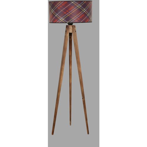 Tripod lambader yanık silindir 03 abajurlu Multicolor Floor Lamp slika 1