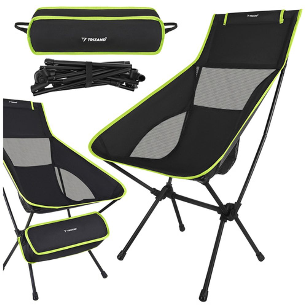 Trizand ribarska stolica 41x52x86cm crna Trizand slika 1