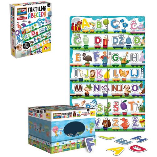 Lisciani Montessori plus - Taktilna abeceda slika 1