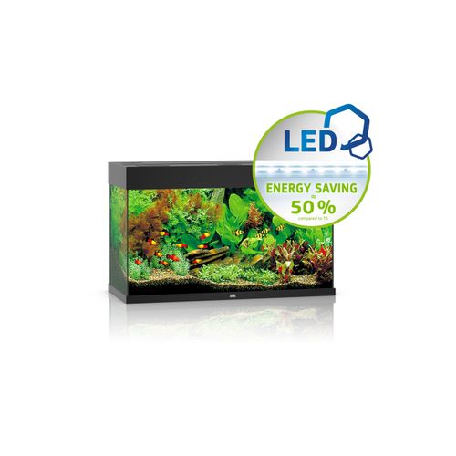 JUWEL Rio 125 LED Akvarij Crni, 81 x 36 x 50 cm, 125 litara slika 1