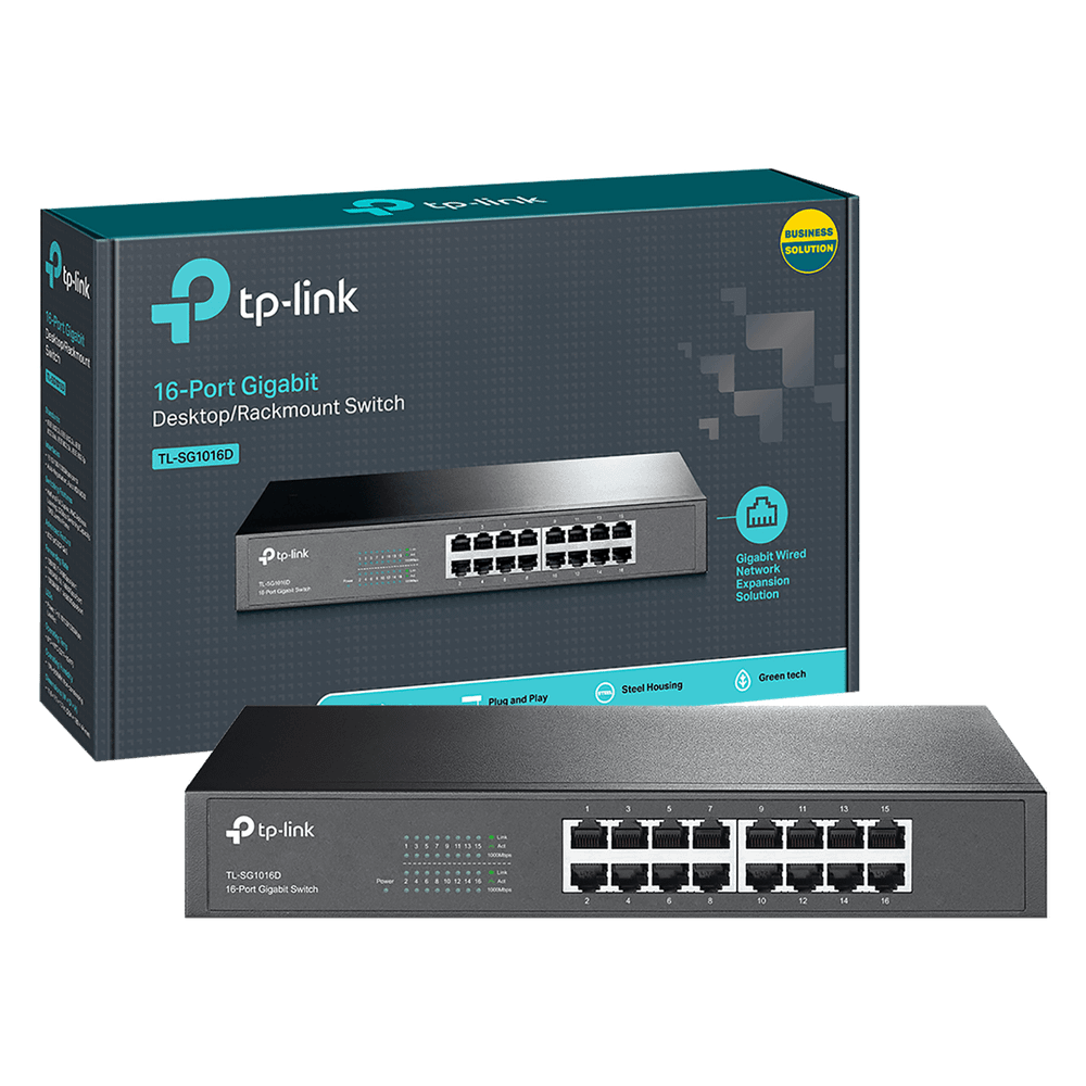 TP-LINK 16-Portni switch TL-SG1016D slika 1