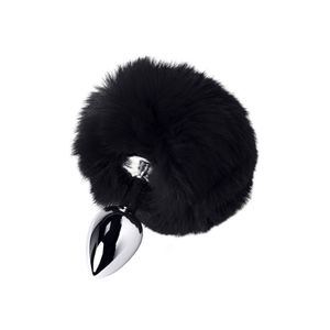 Butt plug black tail