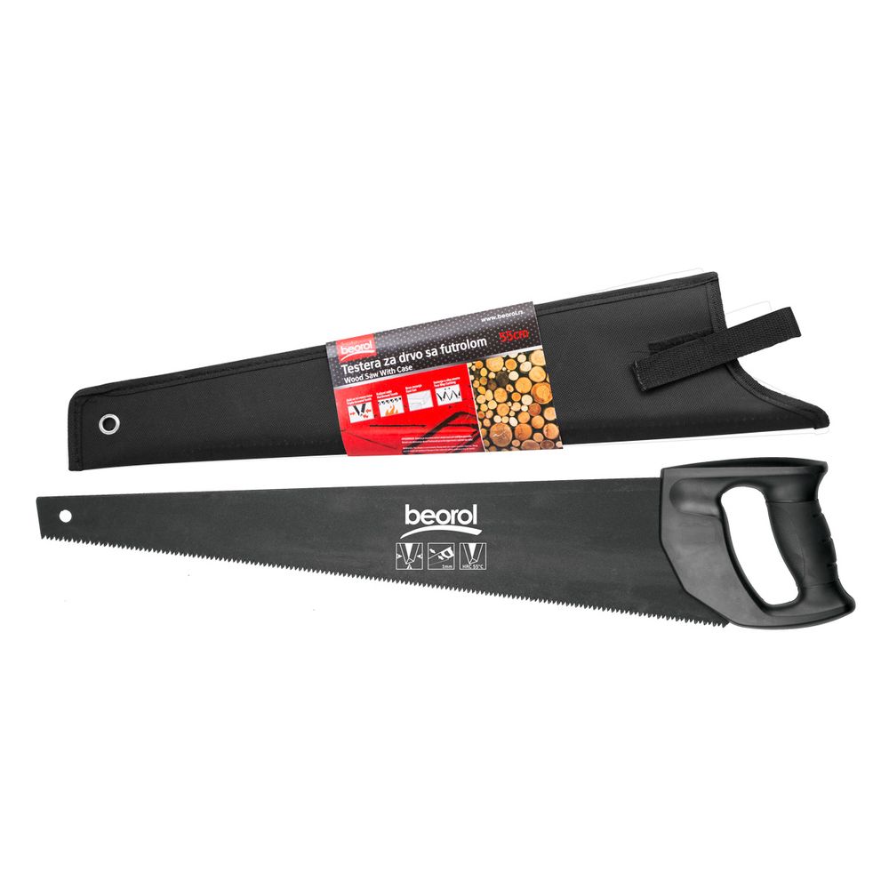 Beorol Testera za drvo sa futrolom 55cm slika 2