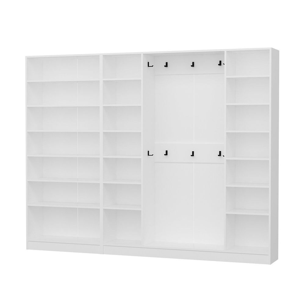 Hall Stand Kale - 8122 u bijeloj boji slika 3