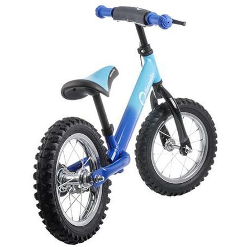 Lionelo dječji bicikl aluminijski - guralica DEX PLUS 12" plavi + kaciga slika 7