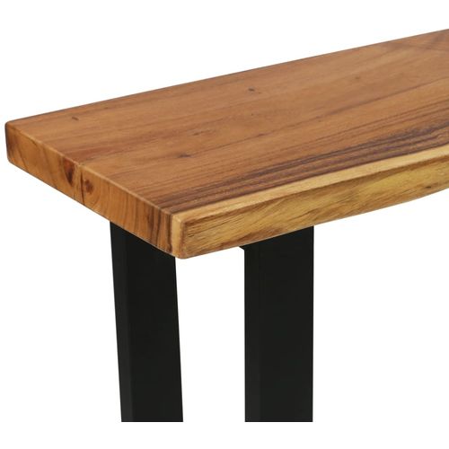 Konzolni stol od masivnog kišnog drva 110 x 35 x 75 cm slika 12