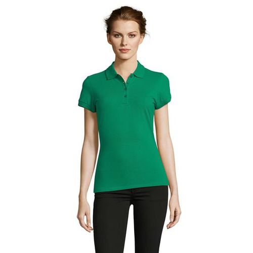 PEOPLE ženska polo majica sa kratkim rukavima - Kelly green, XL  slika 1
