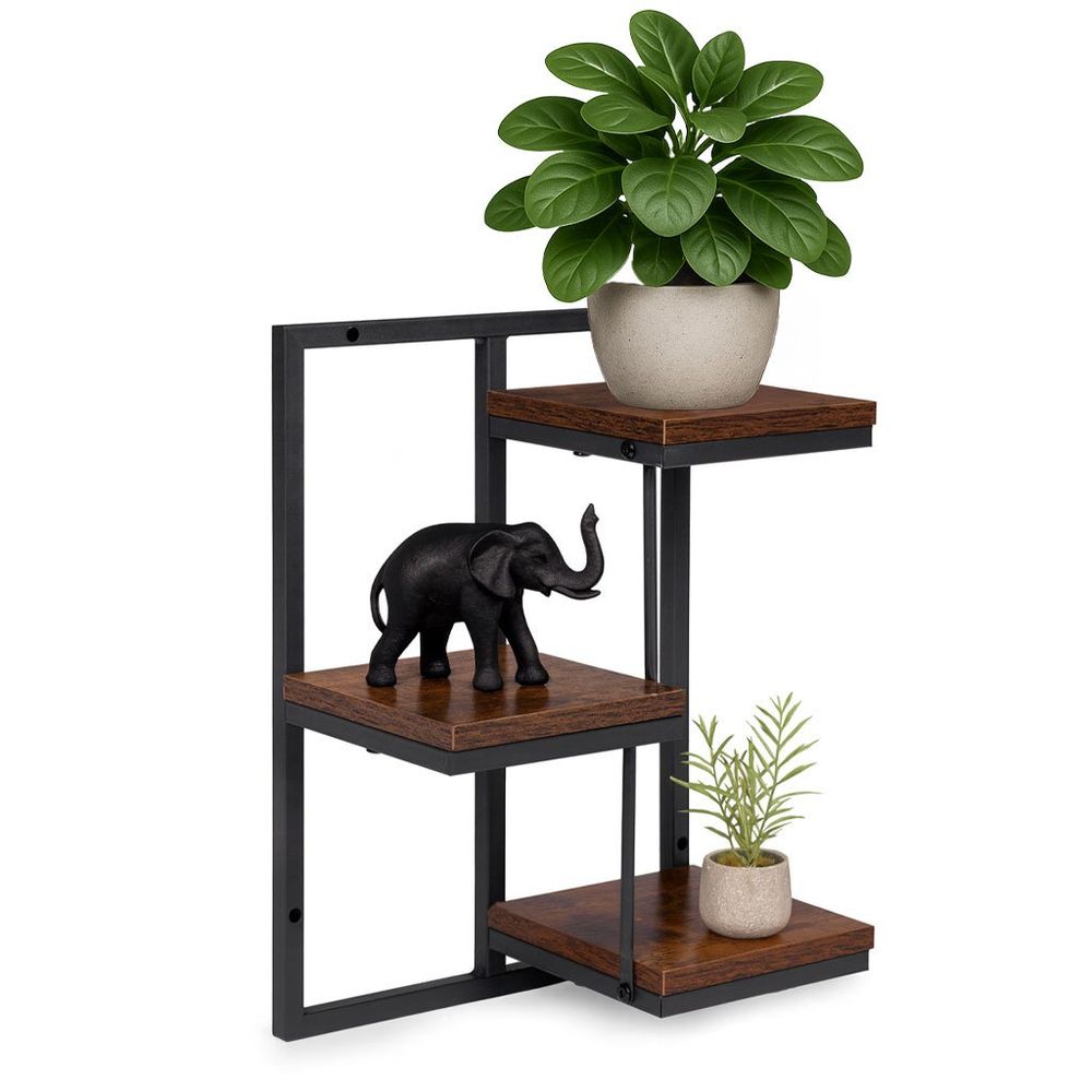 ModernHome loft zidni stalak za cvijeće za dekoraciju, s 3 razine slika 5