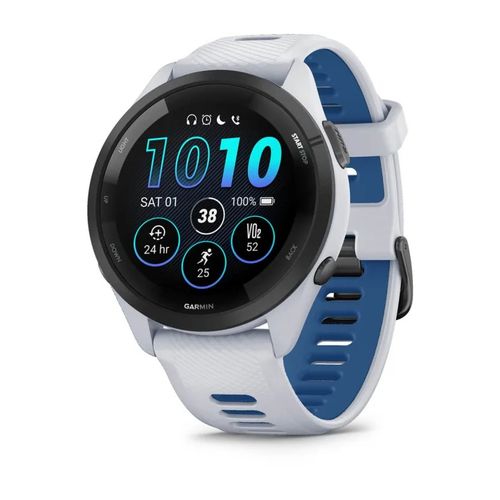 Garmin Forerunner 265 Whitestone tidal blue slika 1