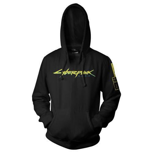 JINX Cyberpunk 2077 Logo Pulover Hoodie - Crna, Veličina S slika 1