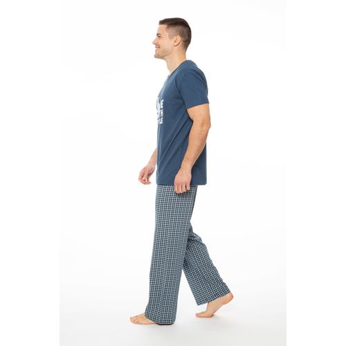 Dvodijelna muška pidžama s dugim hlačama slika 7