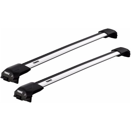 Krovni nosač thule edge raised rail 7204 + wing bar 959 - alu slika 1