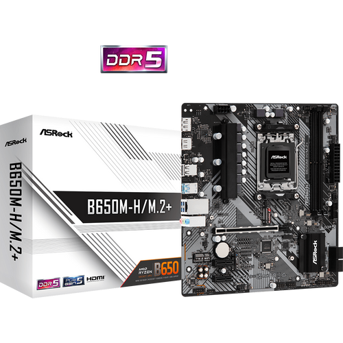 Matična ploča ASROCK B650M-H/M.2+ AM5 1xHDMI 1xDP slika 1